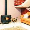 Отопление с помощью печи KOZA K9 чугун