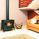 Отопление с помощью печи KOZA K9 чугун